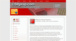 Desktop Screenshot of csrprep.com